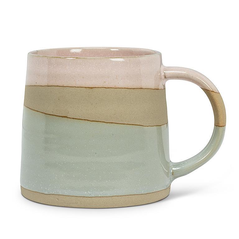 RUSTIC STYLE MUG PNK/BLU