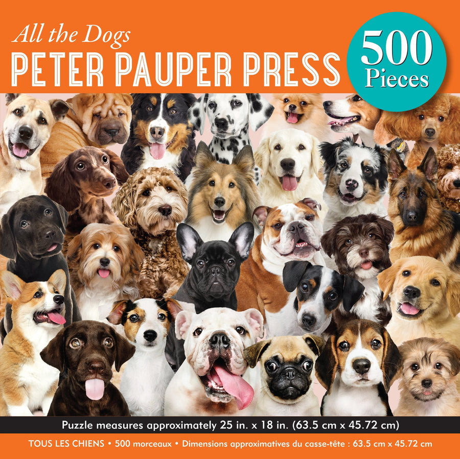 PUZZLE - ALL THE DOGS 500PC